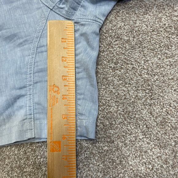 Gorpcore Rugged Utility adventure mountain Workwear Chambray KUHL Shorts Sz 8 - Picture 4 of 12